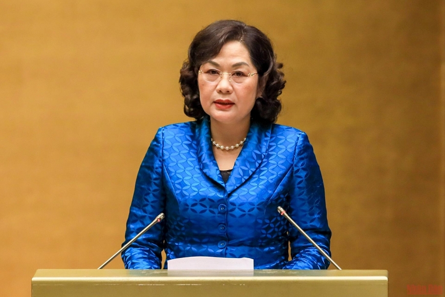 Thống đốc Ngân hàng Nhà nước Việt Nam Nguyễn Thị Hồng. (Ảnh: LINH NGUYÊN)