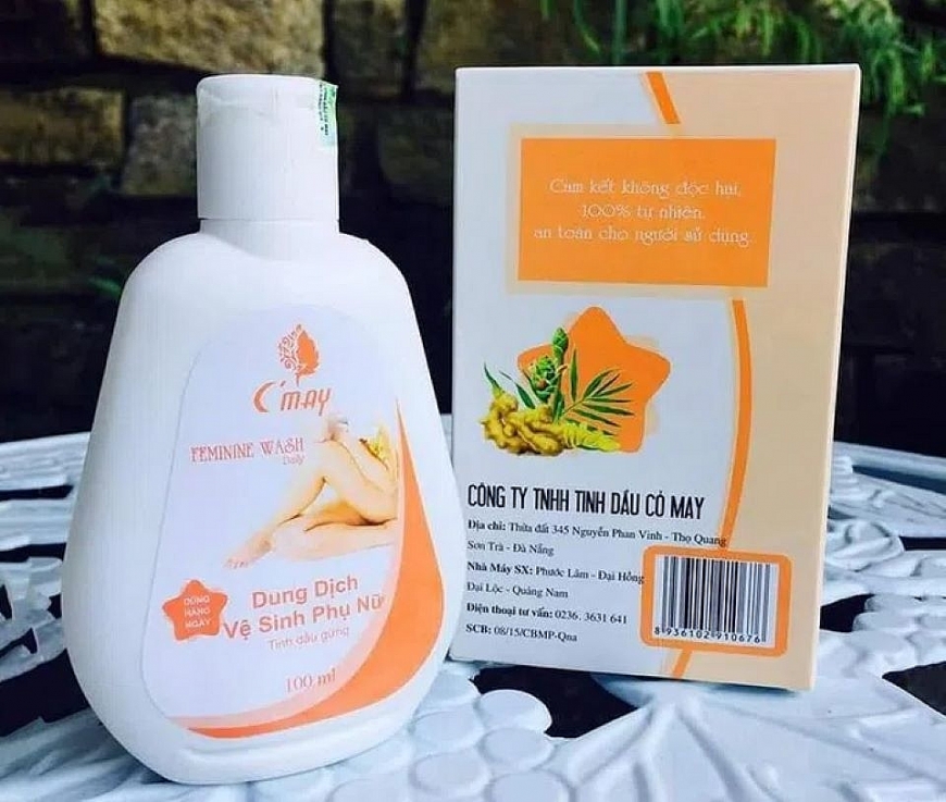 Thu hồi dung dịch vệ sinh phụ nữ tinh dầu gừng