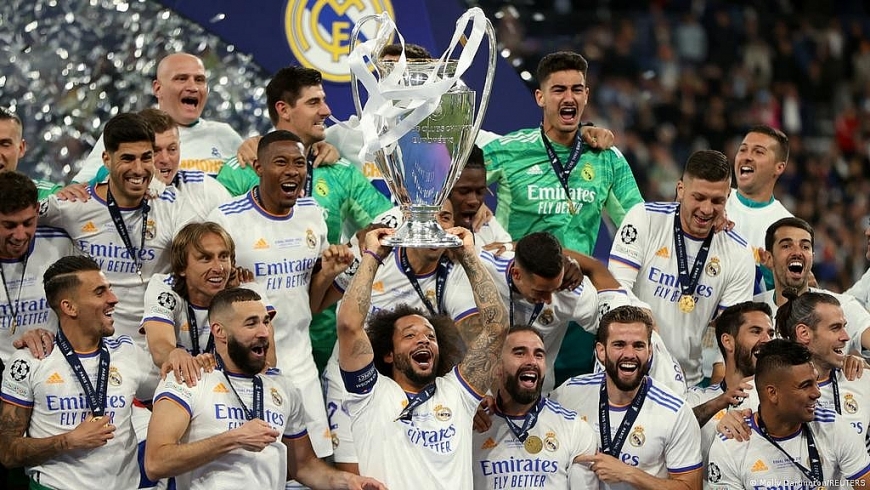 Real Madrid lần thứ 14 vô địch Champions League. Ảnh: DW)