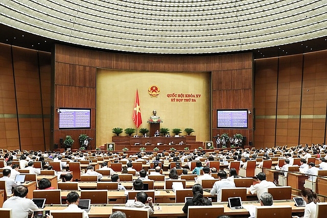 Toàn cảnh phiên chất vấn. Ảnh VGP