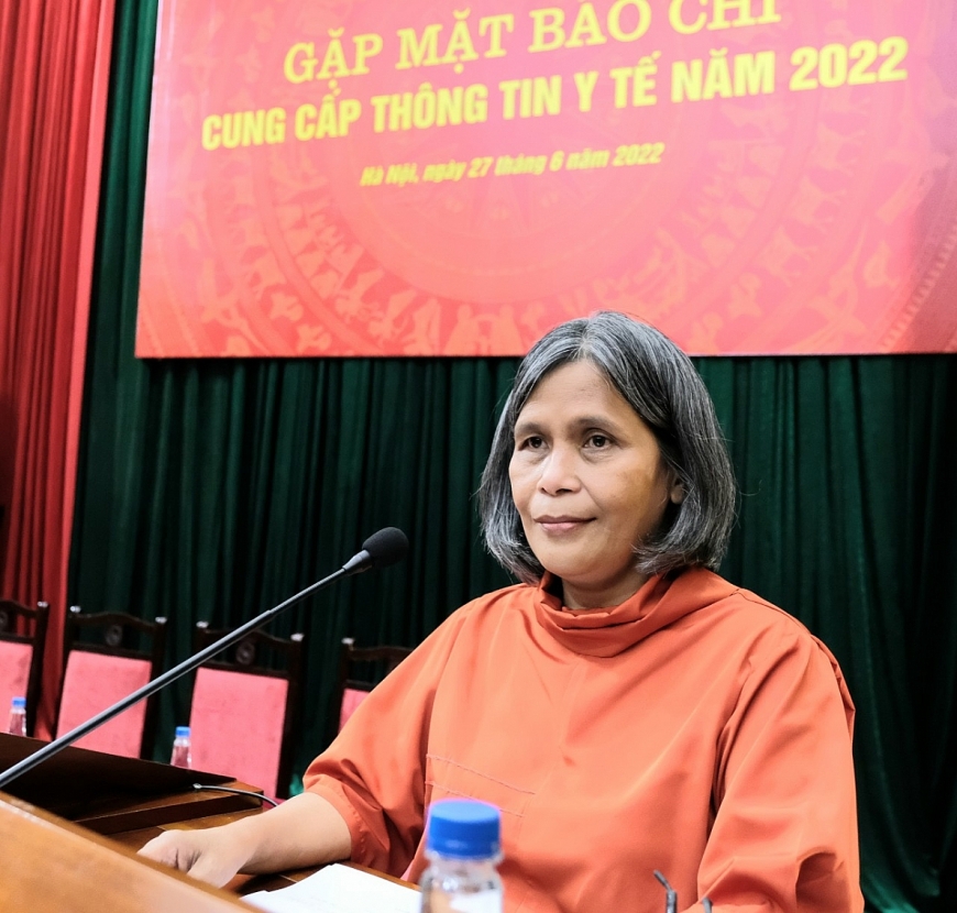 TS Sorroco Escalante, Quyền Trưởng Đại diện WHO tại Việt Nam Ảnh: Trần Minh