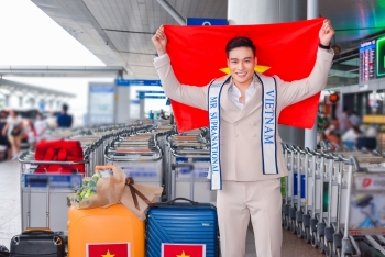 Nam vương Phi Việt, Á vương Hữu Anh ra sân bay tiễn Đạt Kyo đi thi Mister Supranational 2022