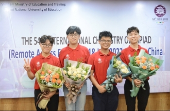 4/4 học sinh Việt Nam dự thi Olympic Hóa học quốc tế đều đoạt HCV