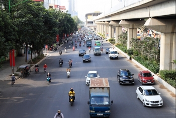 Hà Nội: Từ 6/8, phân làn tách dòng ô tô, xe máy trên đường Nguyễn Trãi