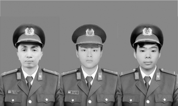 Chương trình lễ tang 3 liệt sĩ Cảnh sát PCCC và CNCH hy sinh