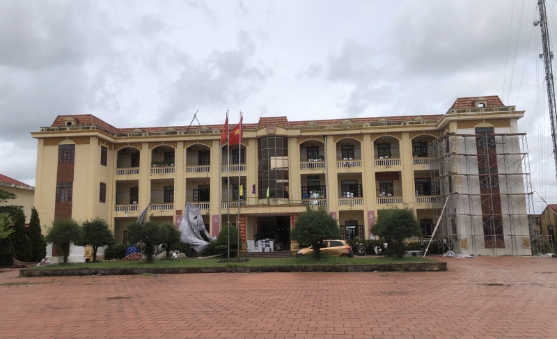 Trụ sở UBND xã Hữu Bằng, huyện Kiến Thụy.