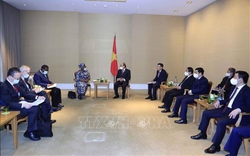 Chủ tịch nước Nguyễn Xuân Phúc tiếp Tổng Giám đốc Tổ chức Thương mại thế giới