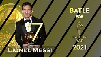 Messi trở thành cầu thủ đầu tiên trên thế giới giành được 7 Quả bóng Vàng