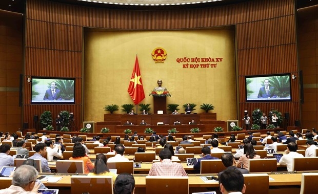 Một phiên làm việc của Quốc hội. (Nguồn: TTXVN)