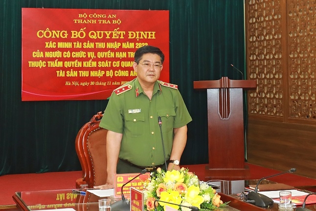 Tiến hành xác minh tài sản, thu nhập 14 người có chức vụ, quyền hạn trong Công an Nhân dân