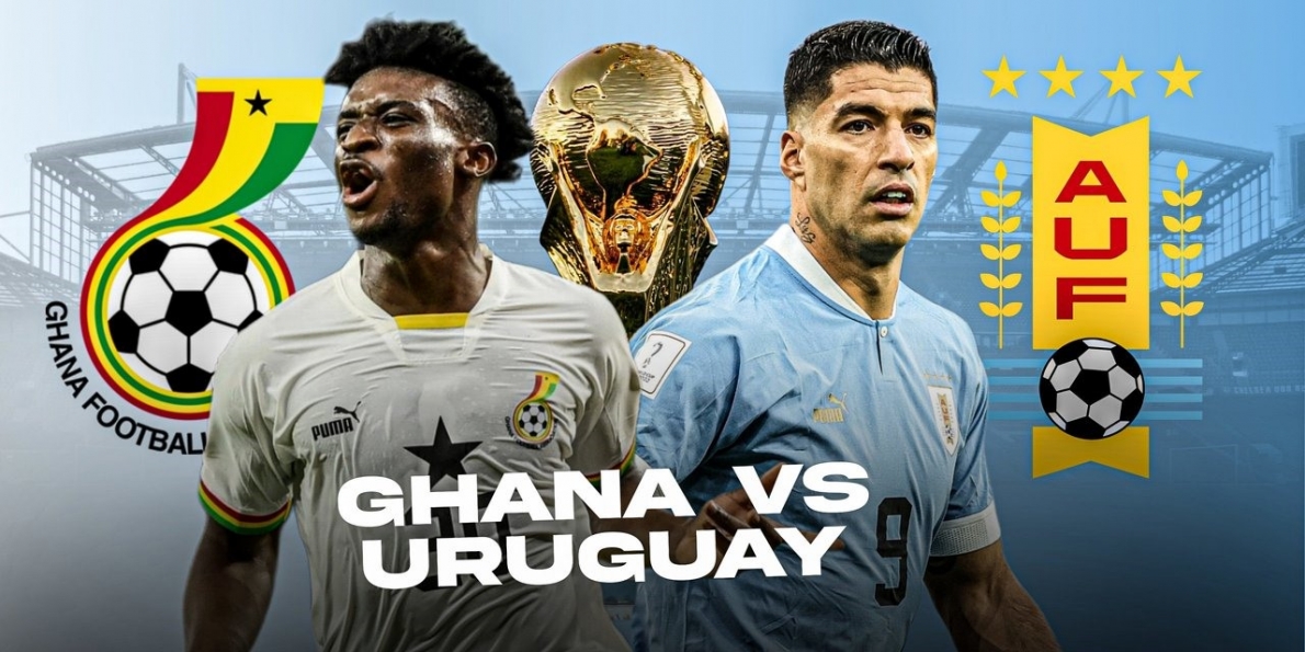 Lịch sử đối đầu, nhận định Ghana vs Uruguay