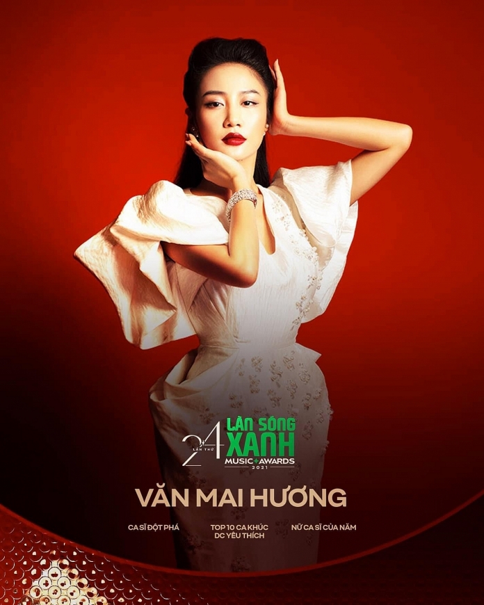 Làn Sóng Xanh 2021: Đen Vâu thắng đậm, Văn Mai Hương 'ẵm' 3 giải thường