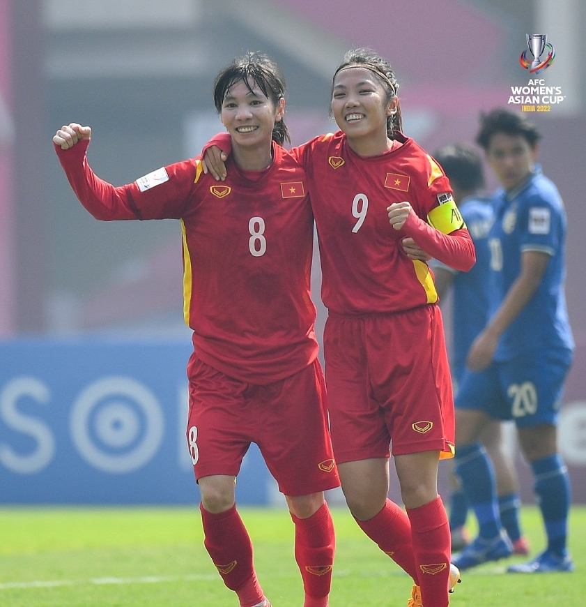 Đánh bại Thái Lan, tuyển nữ Việt Nam tiến gần hơn tấm vé dự World Cup Đánh bại Thái Lan, tuyển nữ Việt Nam tiến gần hơn tấm vé dự World Cup
