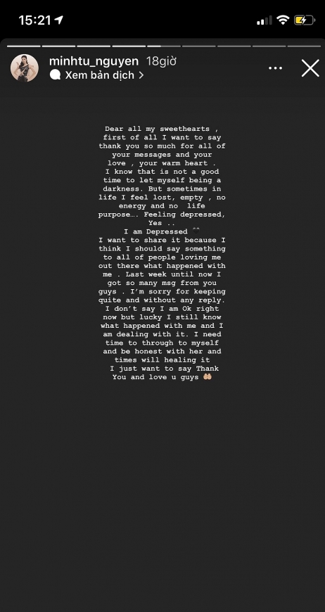 Siêu mẫu Minh Tú đối diện loạt di chứng hậu Covid-19