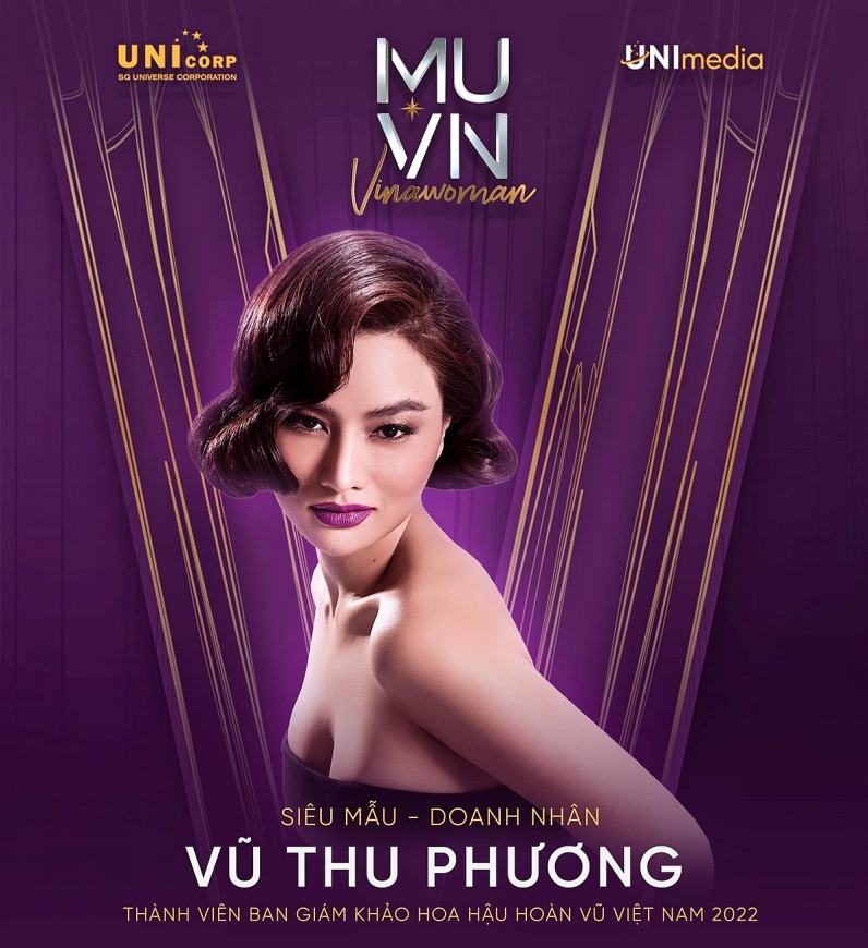 Sau Hà Anh, Vũ Thu Phương ngồi ghế giám khảo Hoa hậu Hoàn vũ Việt Nam 2022