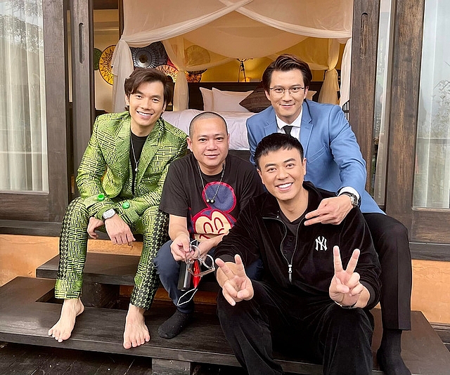 3 mỹ nam 'Anh có phải đàn ông không' thân thiết trong hậu trường