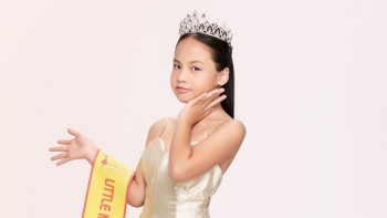 Cô bé 9 tuổi đại diện Việt Nam thi Hoa hậu nhí Liên hợp quốc Quốc tế