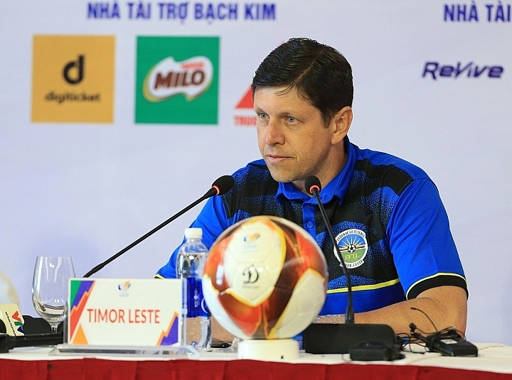 HLV Fabio Silva tin tưởng U23 Timor Leste sẽ giành vé vào bán kết