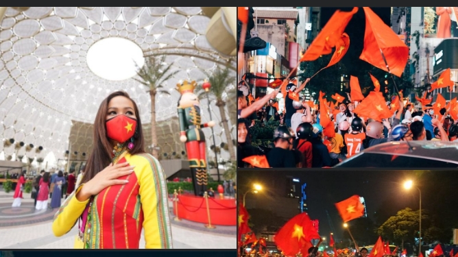 Sao Việt vỡ òa cảm xúc, lên đồ ‘đi bão’ mừng chiến thắng của U23 Việt Nam