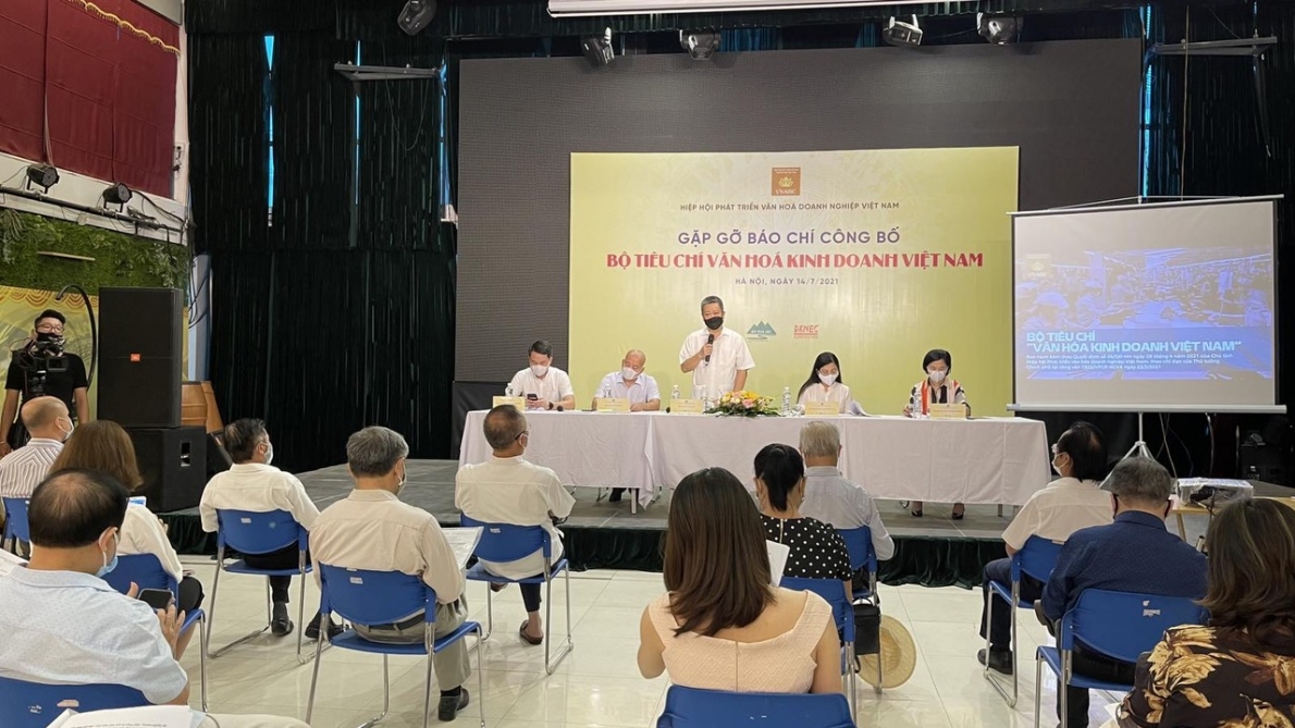 Họp báo Công bố Bộ tiêu chí văn hóa kinh doanh Việt Nam