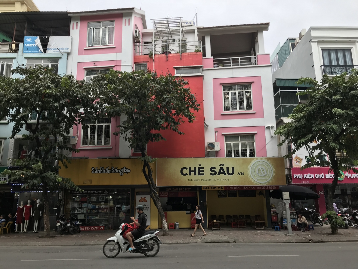 Nhà số 244 Kim Mã khi chưa thực hiện hợp thổ phân chia