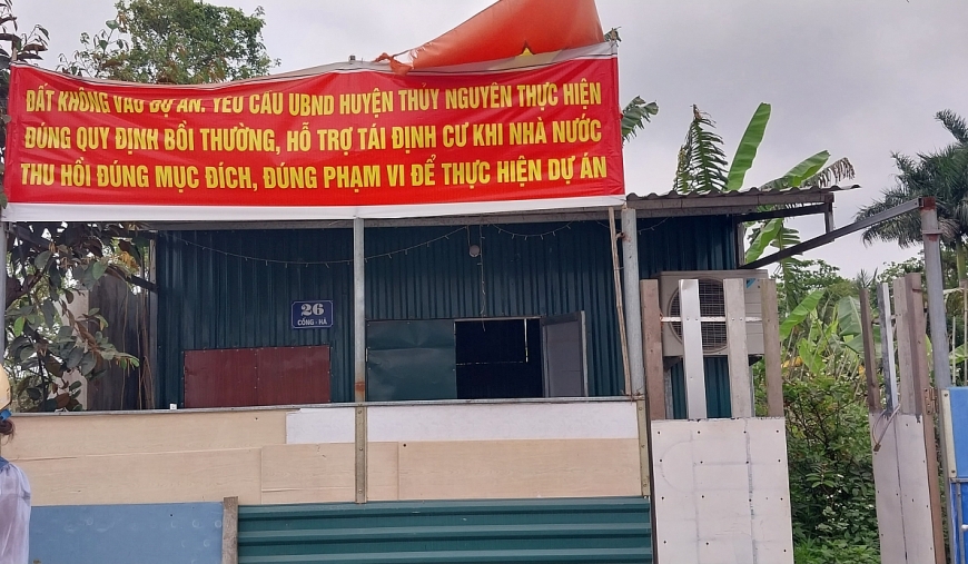 Nhà bà Vũ Thị Sau hiển hiện có số nhà, mà chính quyền vẫn không công nhận