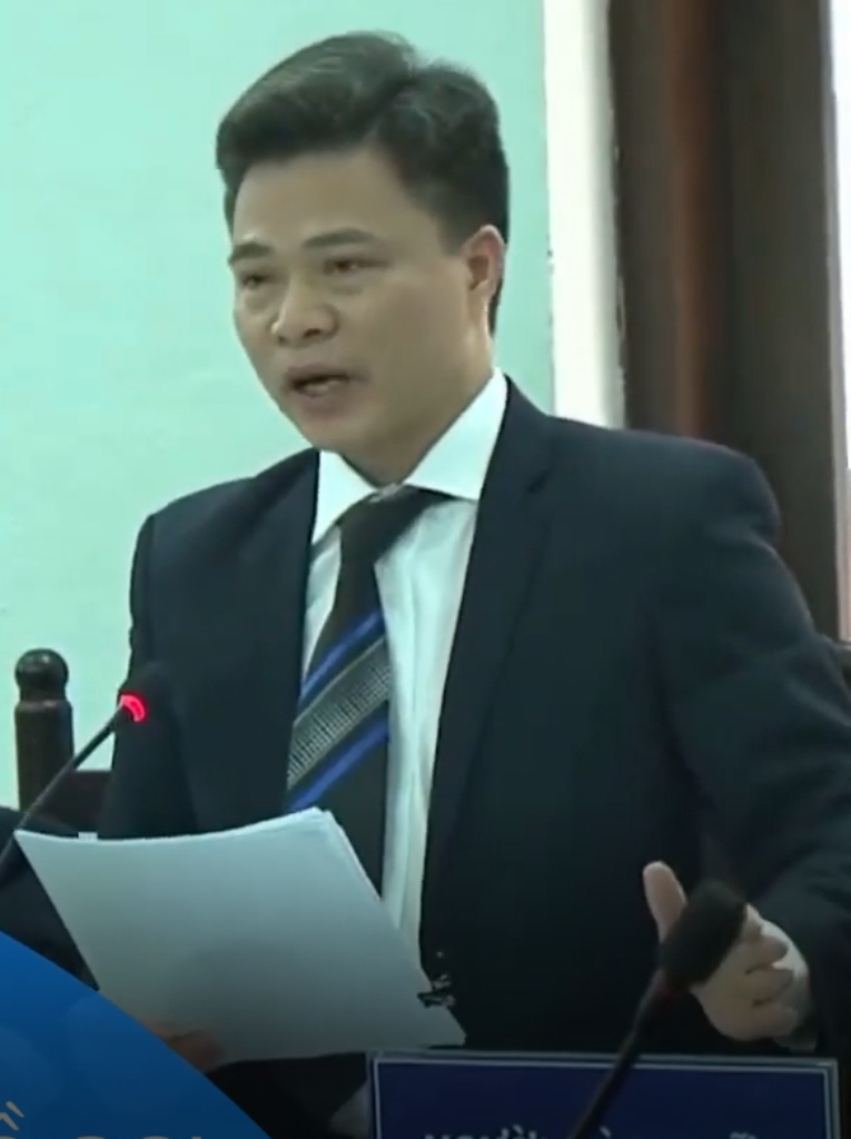 Luật sư Đỗ Văn Nhặn trình bày luận cứ