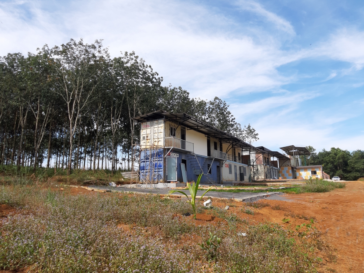 Ông Dũng cho xây dựng nhà trái phép trên đất trồng cây