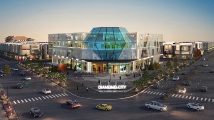 Phối cảnh trung tâm thương mại Diamond City