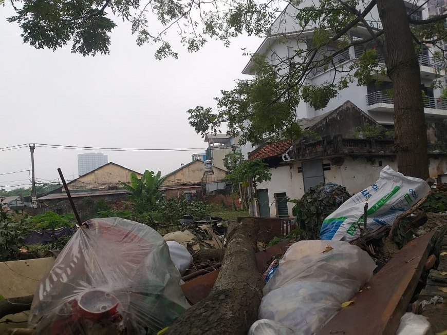 Cận cảnh khu đất dự án nhà ở cao tầng 300 tỉ bỏ hoang nhiều năm chưa bị thu hồi của Tập đoàn Bảo Việt