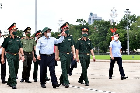 Thủ tướng Phạm Minh Chính kiểm tra công tác tu bổ Lăng Chủ tịch Hồ Chí Minh Thủ tướng Phạm Minh Chính kiểm tra công tác tu bổ Lăng Chủ tịch Hồ Chí Minh