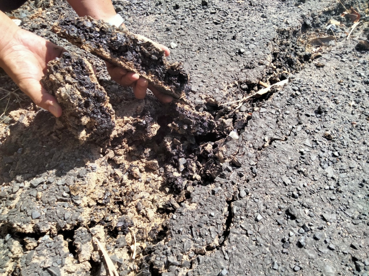 Đắk Lắk: Quộc lộ 27 bảo hành sau thảm nhựa, hư hỏng vẫn hoàn hư hỏng.