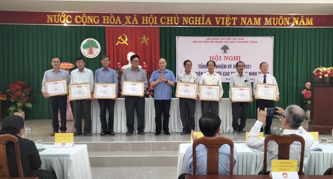 Hội Người cao tuổi tỉnh Ninh Thuận tổng kết nhiệm kỳ 2016-2021 và kiện toàn Ban chấp hành nhiệm kỳ mới