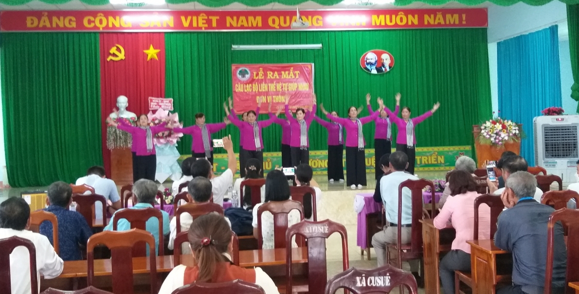 Huyện Cư Mgar, tỉnh Đắk Lắk: Ra mắt Câu lạc bộ Liên thế hệ tự giúp nhau thôn 4 xã Cư Suê.