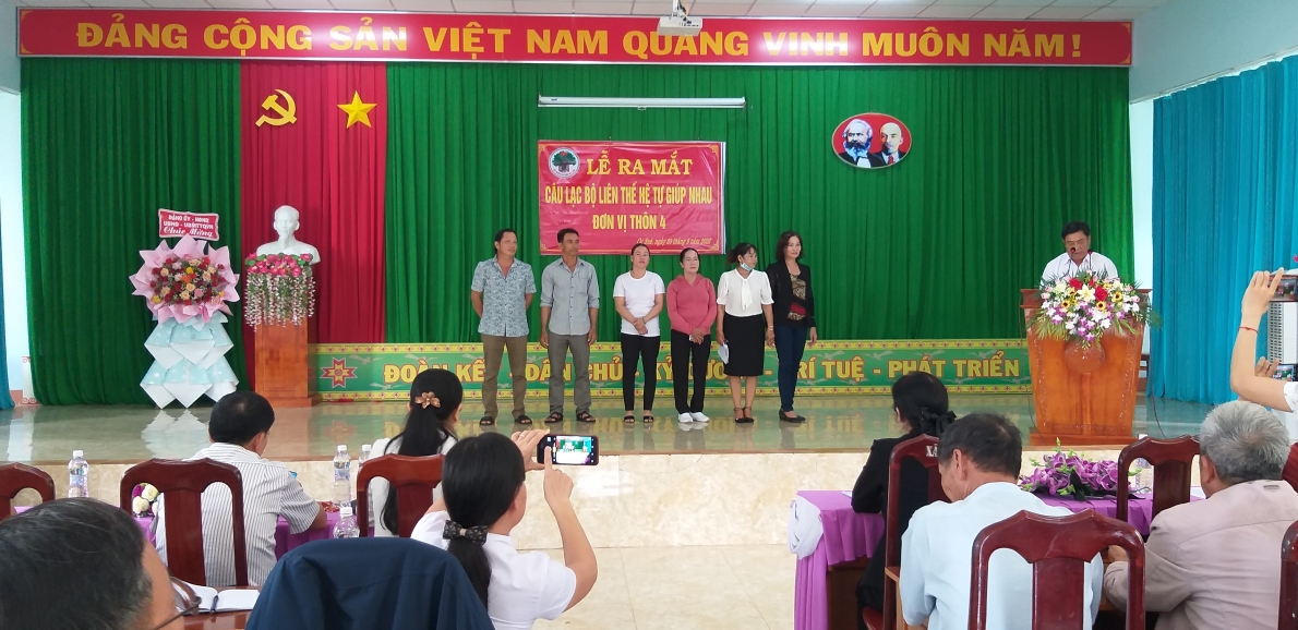 Huyện Cư Mgar, tỉnh Đắk Lắk: Ra mắt Câu lạc bộ Liên thế hệ tự giúp nhau thôn 4 xã Cư Suê.