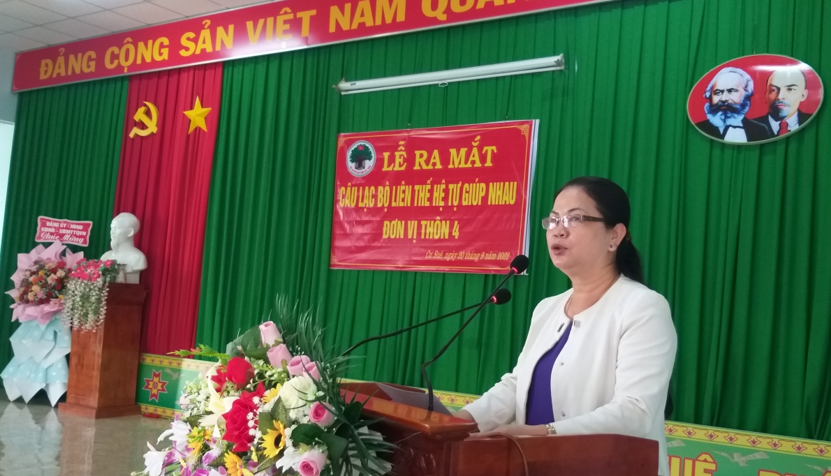 Huyện Cư Mgar, tỉnh Đắk Lắk: Ra mắt Câu lạc bộ Liên thế hệ tự giúp nhau thôn 4 xã Cư Suê.