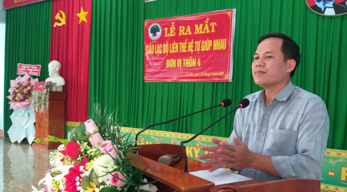 Huyện Cư Mgar, tỉnh Đắk Lắk: Ra mắt Câu lạc bộ Liên thế hệ tự giúp nhau thôn 4 xã Cư Suê.