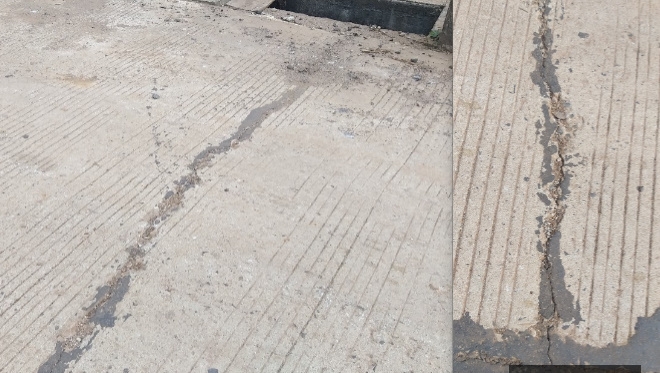 Xã Hòa Phú, TP Buôn Ma Thuột, Đắk Lắk: Đường bê tông 14 tỷ vừa làm xong đã nứt xé, bong mặt.