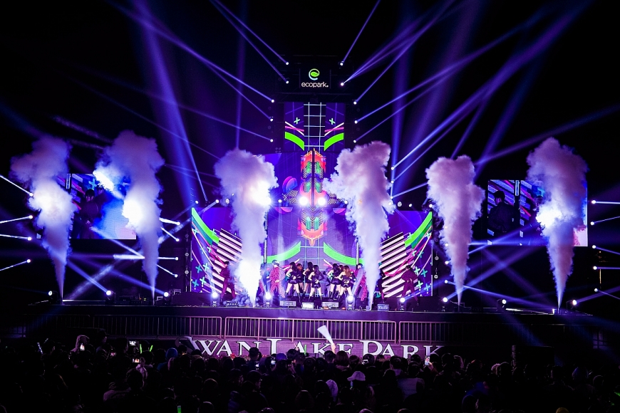 Gần 20 nghìn cư dân Ecopark mãn nhãn cùng đại tiệc countdown hoành tráng