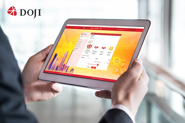 Mua bán dễ dàng, vàng thời công nghệ với eGold của DOJI