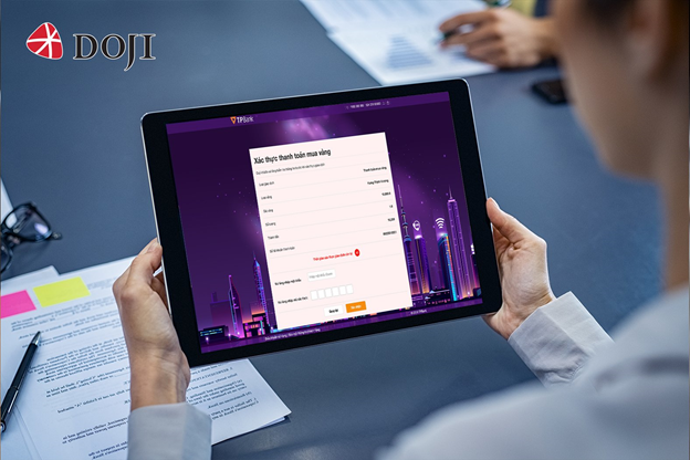 Mua bán dễ dàng, vàng thời công nghệ với eGold của DOJI