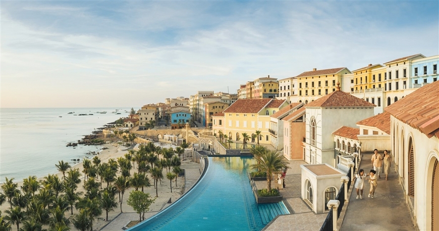 Tổ hợp shophouse Sun Premier Village Primavera của tập đoàn Sun Group - nơi diễn ra Fashipn Voyage 3 