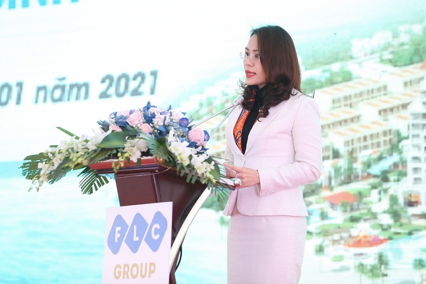 Bà Hương Trần Kiều Dung, Phó Chủ tịch thường trực HĐQT Tập đoàn FLC