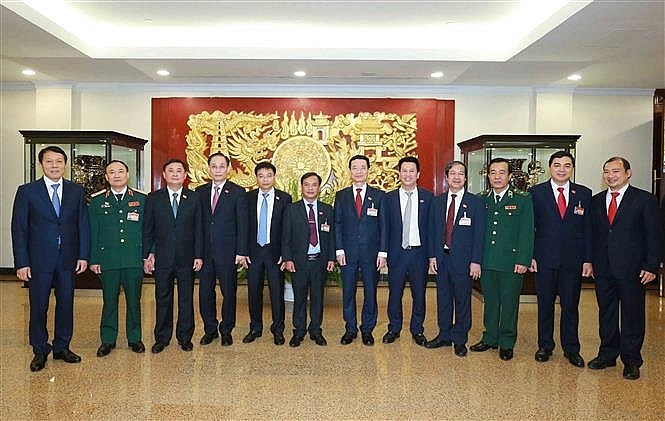 Các đại biểu dự Hội nghị lần thứ nhất Ban Chấp hành Trung ương Đảng khoá XIII. Ảnh: TTXVN