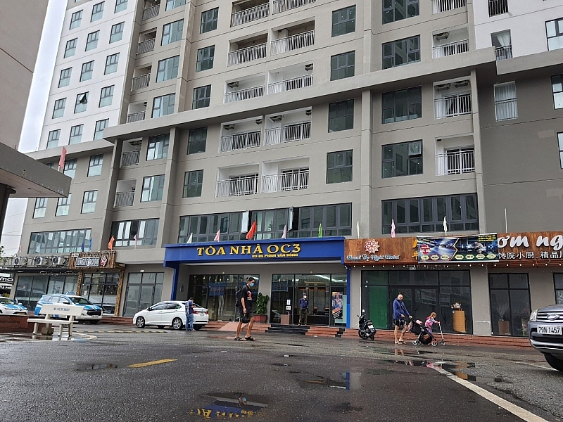 Một góc dự án khách sạn và căn hộ cao cấp Oceanus.