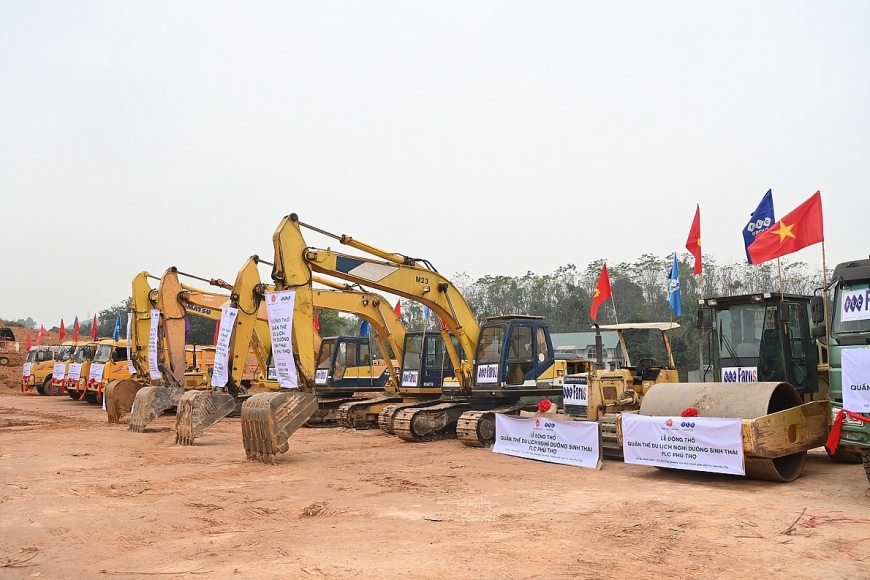 Lễ động thổ Quần thể du lịch nghỉ dưỡng sinh thái 5 sao FLC Phú Thọ