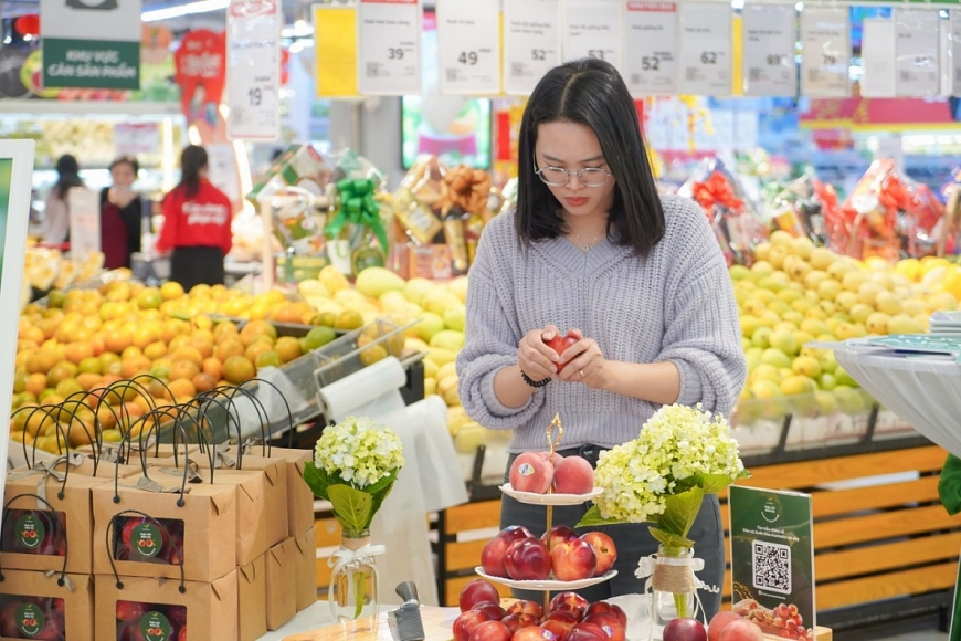 WinMart thúc đẩy tiêu thụ Đào và Xuân Đào Australia vào thị trường Việt Nam