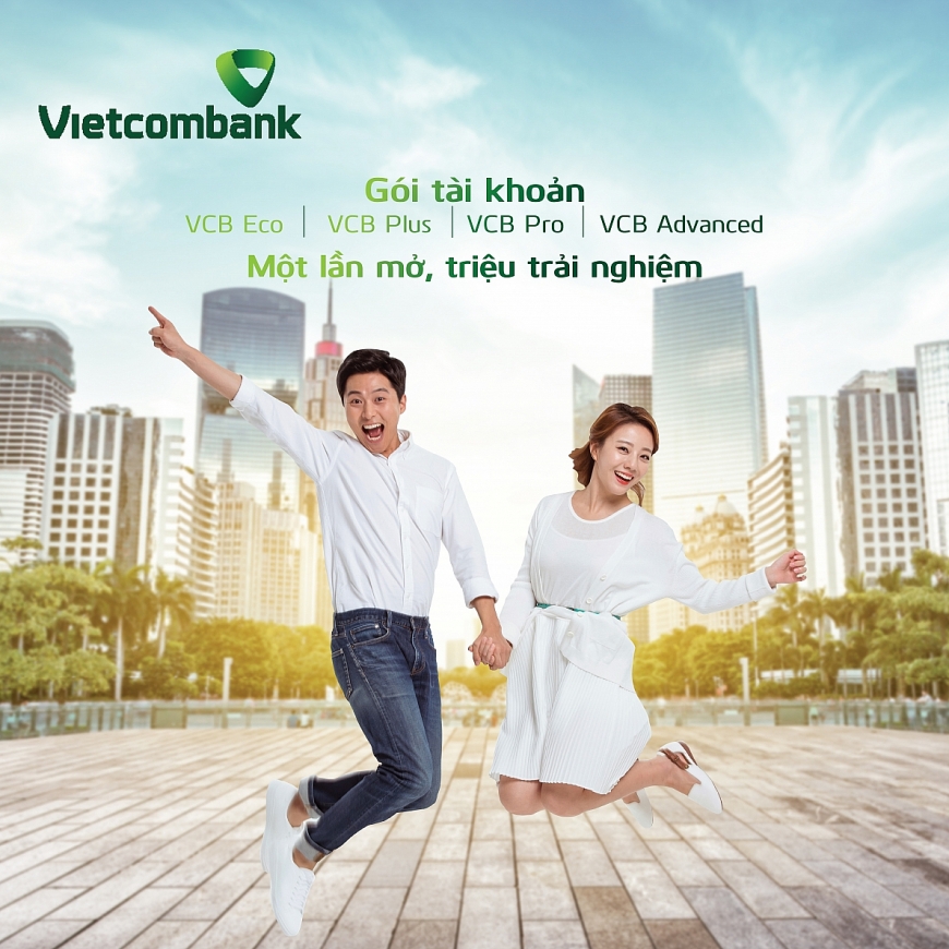 Vietcombank ra mắt 4 gói tài khoản đặc biệt vượt trội dành cho khách hàng cá nhân