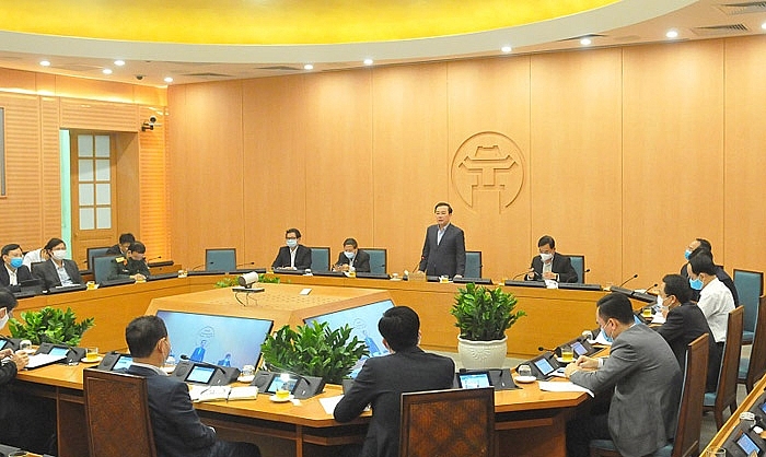 Quang cảnh cuộc họp.