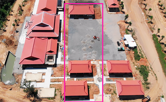 3 công trình xây dựng trái phép của dự án KDL tâm linh Đại Tùng Lâm Hoa Sen trên thửa đất đang tranh chấp